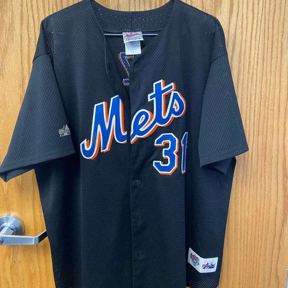 Vintage Mike Piazza #31 Mets Jersey - Picture 1 of 15